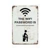 HD Tin Sign Funny Bathroom Humor Vintage Metal Wall Art Retro Toilet Decor Set