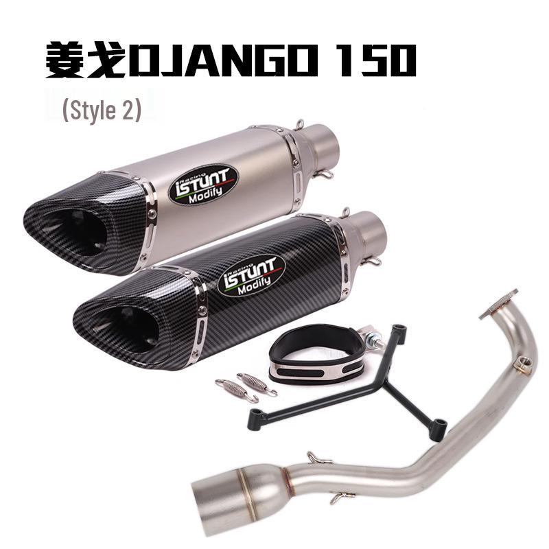 Exhaust Pipe for Peugeot Django 150 - Front, Rear, & Full Sections