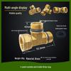 Copper Union with Inner/Outer Threads, Double Inner Thread Water Heater Connector Tee/Elbow Nipple, 46mm & 1" Thread, Different Diameters.