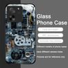 Creative Mechanical Circuit Board Pattern Glass Phone Case for Motorola Moto G85 G84 G75 G55 Edge 50 Fusion 40 Neo 30 Pro Cover