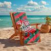 Ultra-Soft Beach Towel with Christmas Theme,Ideal for Pool - Camping, Diving - Perfect Travel Essential, Vibrant Beach Towel.