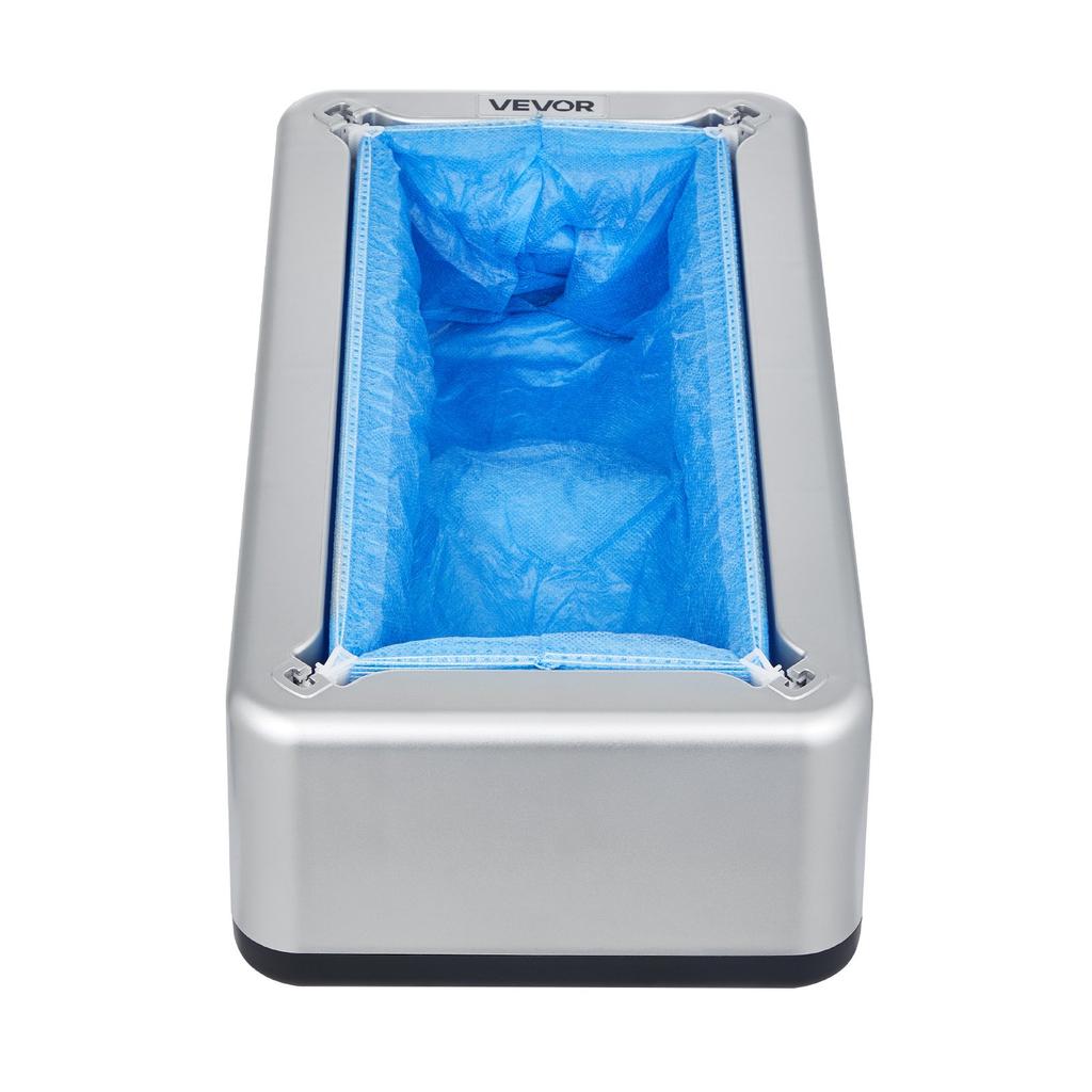 VEVOR Shoe Cover Dispenser Fits Up to US 11 / EU 44 with 100 Disposable Plastic Covers