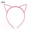 3Pcs Lovely Cat Ears Women Girls Hoop Hairband Headband Party Hair Accessories