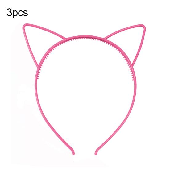 3Pcs Lovely Cat Ears Women Girls Hoop Hairband Headband Party Hair Accessories
