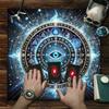 Practical Foldable Tarots Cloth Easy to Clean Velvets Divination Mat Fabric Texture Suitable for Spiritual Practices