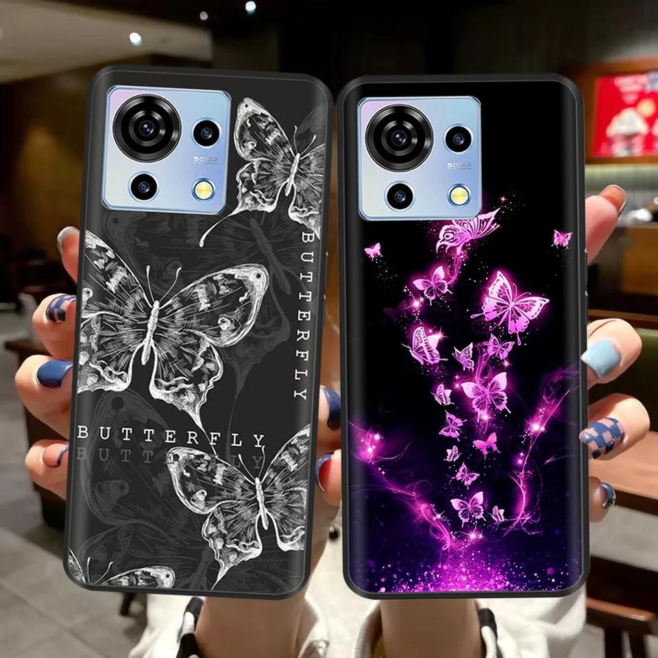 Custodia per ZTE Blade V50 Vita in Silicone Liquido Protezione Completa Copri Telefono per ZTE Blade V50 Vita V50Vita Nuovo Design Retro Morbido