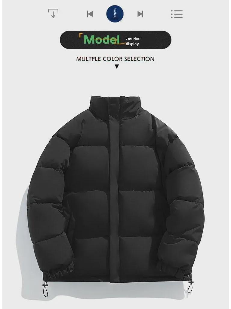 Unisex Lambskin Cotton Jacket: Stylish, Double-Sided, Plush, and Thick for Winter