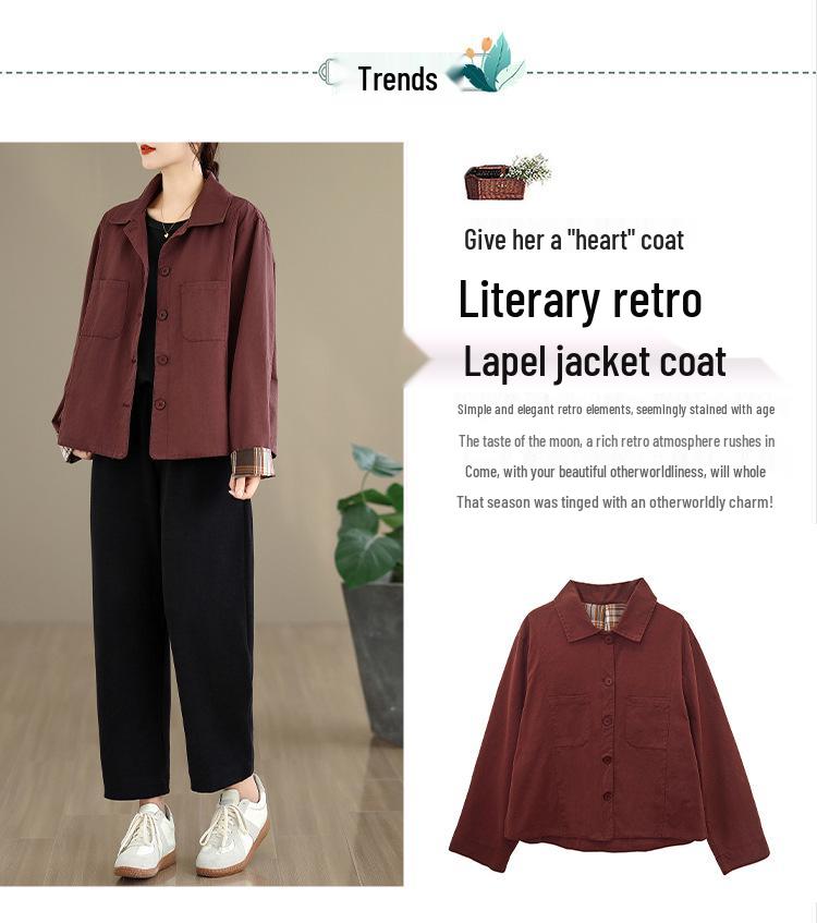 2026 Spring/Autumn Korean-Style Plus Size Flattering Women's Casual Windbreaker Jacket