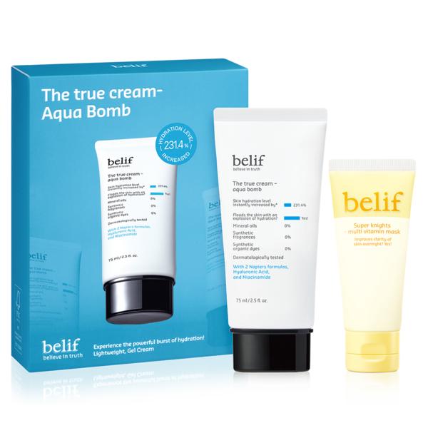 

belif Набір True Cream Aqua Balm 75 мл + мультивітамінна маска 35 мл
