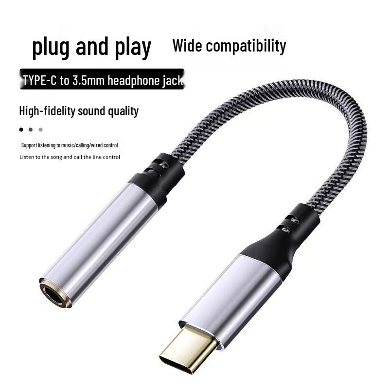 USB-C to 3.5mm Audio Adapter Cable for Headphones