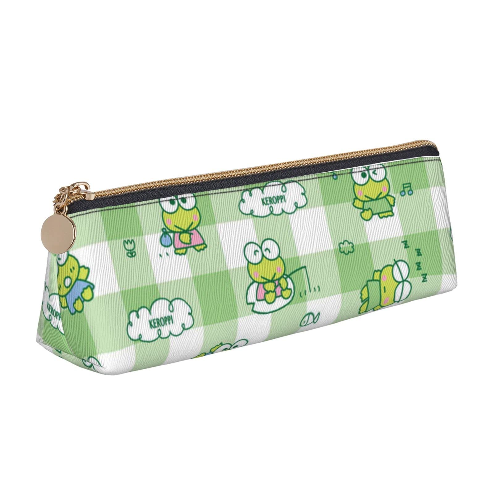 

Keroppi Pencil Large Stylish Leather Pen Simple Tool Pencil Case for and Suitable for High and Working Elementary and Junior High School Students