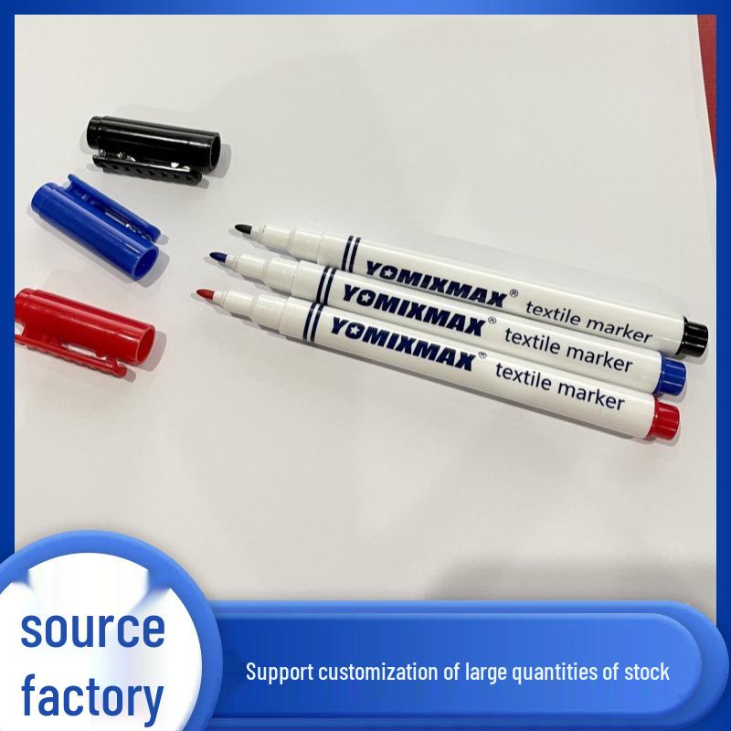Clearance: 1mm Fine Tip Pen for Washable Fabric Labels, Iron-Free, Black-Blue Blue 1mm