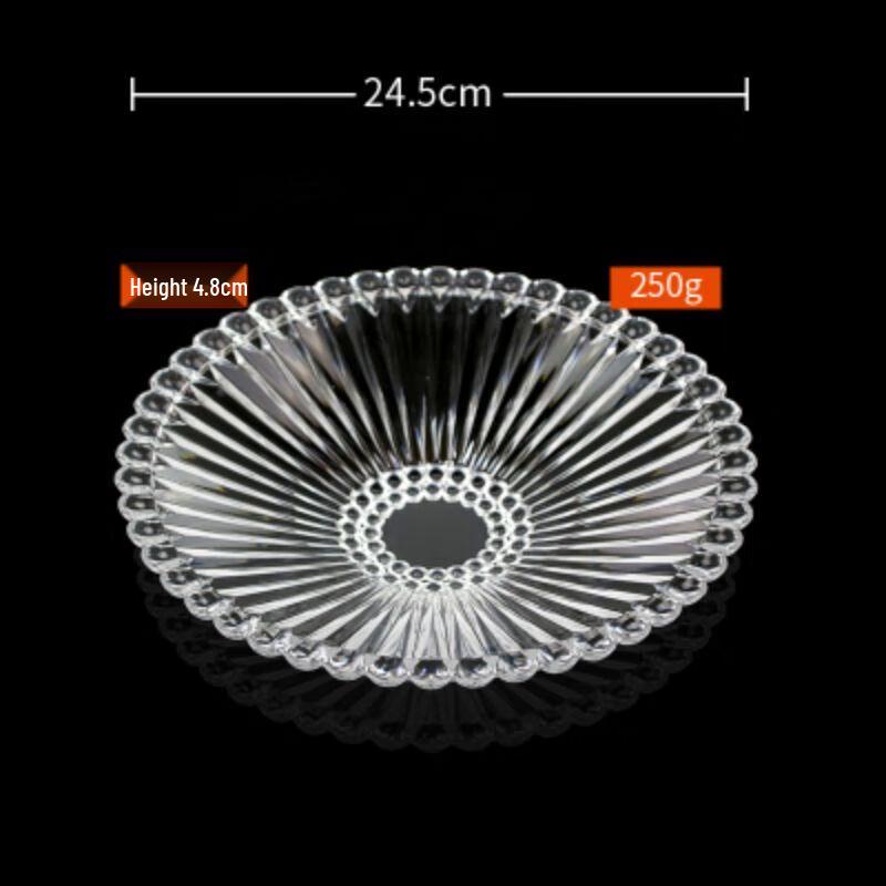 Qianxing Acrylic Lotus Fruit & Snack Plate Set