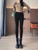 Women's High-Waisted Velvet Skinny Jeans - Hip-Lifting, Autumn/Winter 2024 Trend
