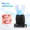 Sonic Silicone Electric Toothbrush U Shape 360 Degree Mouth Cleansing Automatic Toothbrush Cold Blue Light