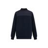 Tommy Hilfiger Quilted Padded Panel Contrast Trim Stand Collar Double Zipper Cardigan Sweatshirt Men Outerwear MW0MW41329