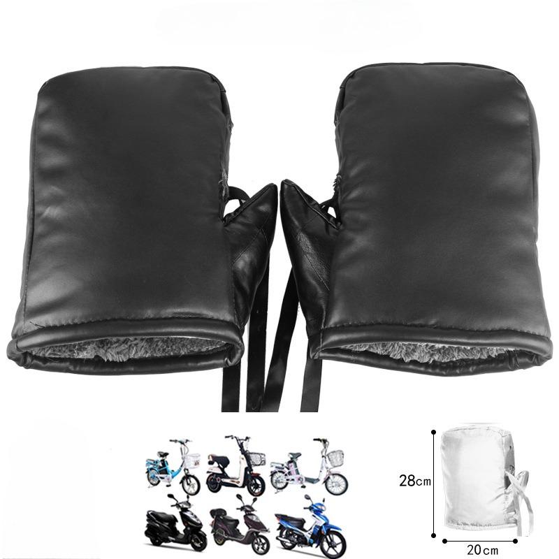 Zimowa Osłona Kierownicy Motocykla Wodoodporna Wiatroszczelna Ciepła Rękawica Rączki Kierownicy Akcesoria Motocyklowe