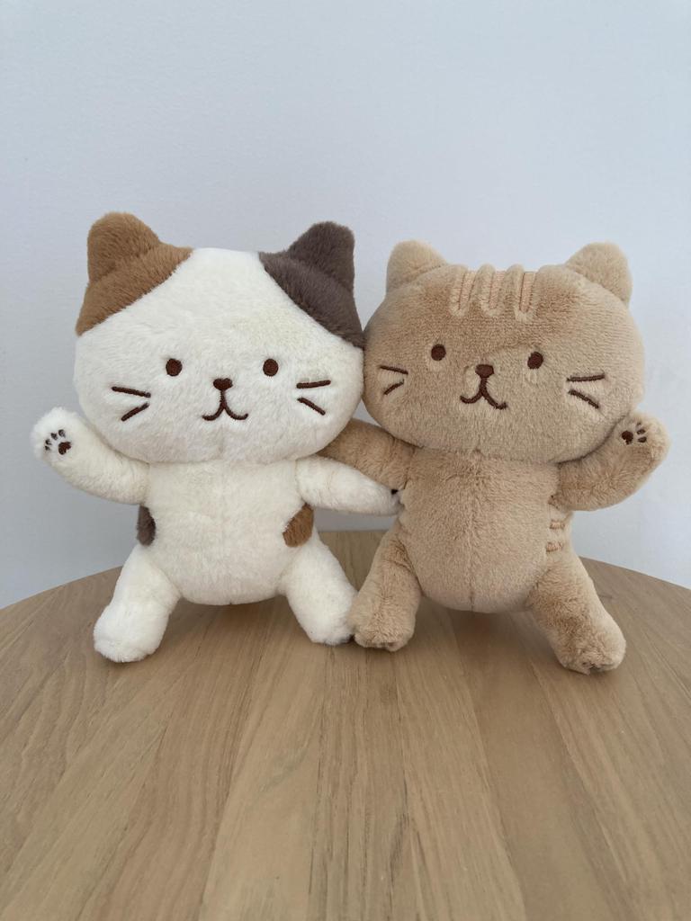 Gosedjur med rörliga lemmar, formbart, djur, mobilhållare, perfekt för att ta foton, gosedjur, söt katt, gåva, present, heminredning,