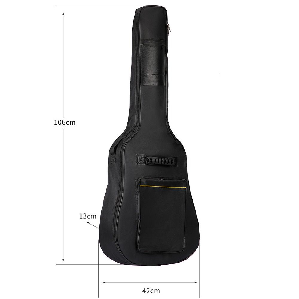 Waterproof Acoustic Double Straps Shoulders Bag 40/41 Inch Guitar Bag Backpack Electric Guitar Case