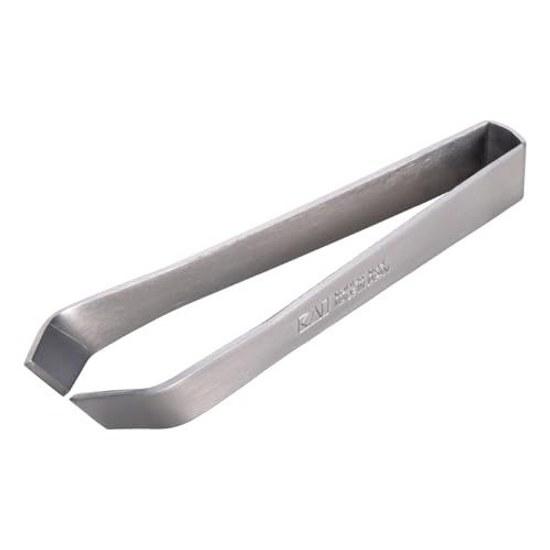 KAI Stainless Steel Fish Bone Tweezers Removing Small Bones Preparation Slanted Tip Made Japan DH8195 Silver