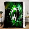 Green Geometric Symbol Designed Flannel blanket for bedroom, living room, sofa, and nap