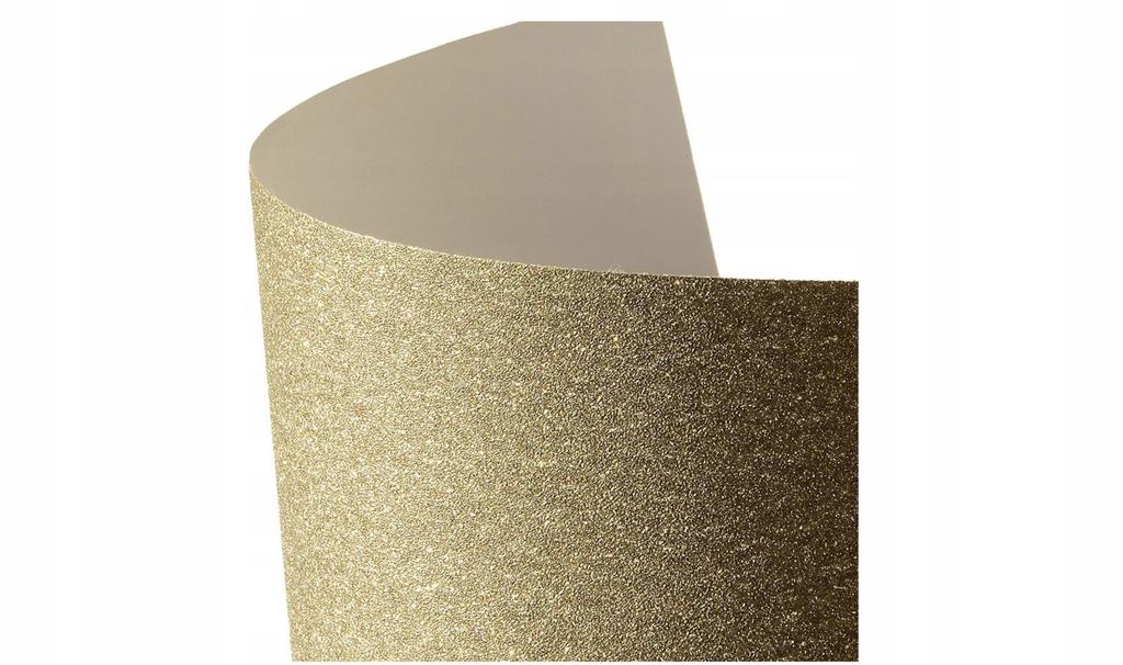 KARTON BROKATOWY ZŁOTY A4 210G (5) 7558