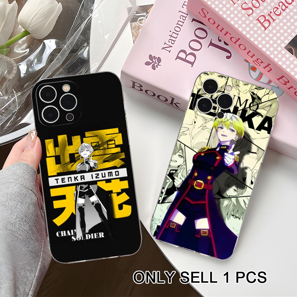Mato seihei no slave Tenka Izumo Klare Handyhülle für iPhone 17 16 15 14 13 12 11 X XR XS Air Pro Max Plus Mini Bunte Hülle