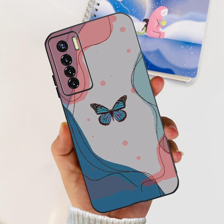 Étui pour Tecno Camon 17 P Housse de Téléphone CG7 CG7n Silicone Souple Funda Pare-chocs pour Camon 17 PRO Camon17 Étuis Coque Transparente Nouvelle Mode