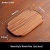 Walnut Wood Rectangular Serving Tray