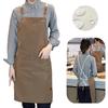 Canvas Apron Waterproof Adjustable Strap Stylish Comfortable Chef Apron for Coffee Nail Baking Shop