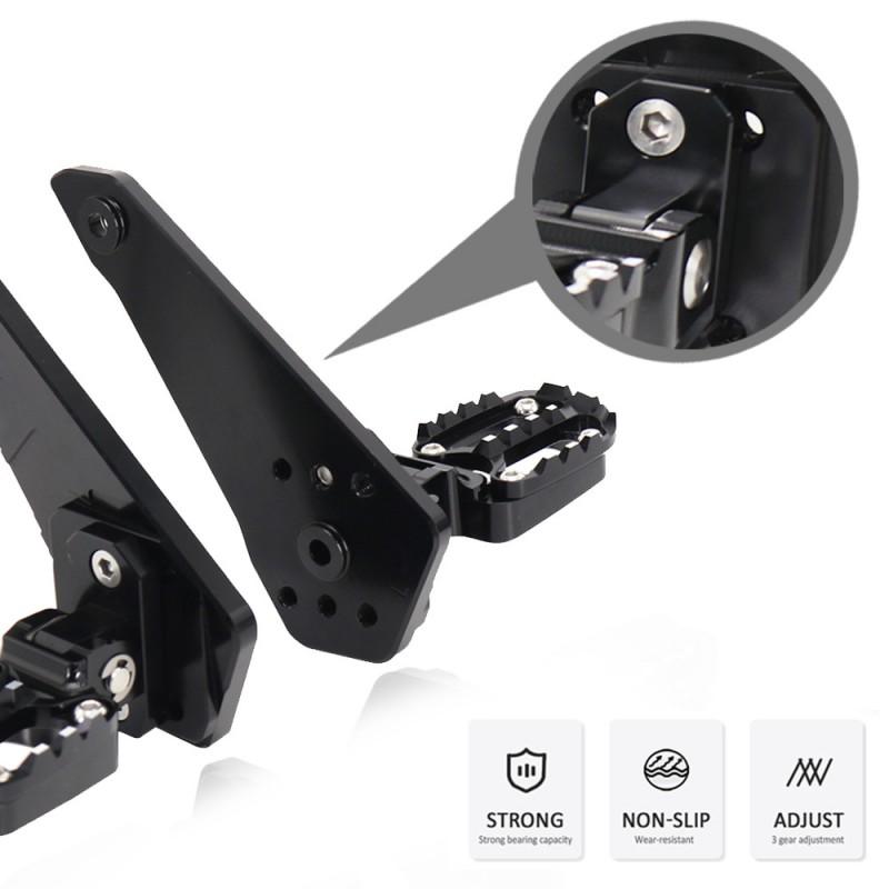 Aluminum Folding Passenger Footpeg Honda X-ADV 750 Motorcycle Rear Footrest Lightweight Rider Accessory
