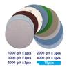 15pcs 125mm Sanding Discs (Grit 1000-5000) - Hook & Loop Sandpaper Rounds for Fine Polishing & Surface Finishing