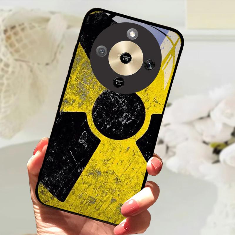For Honor X9d 5G Case Fashion Painting Tempered Glass Shockproof Phone Case For Honor X9 D HonorX9D Back Cover Fundas Bumper