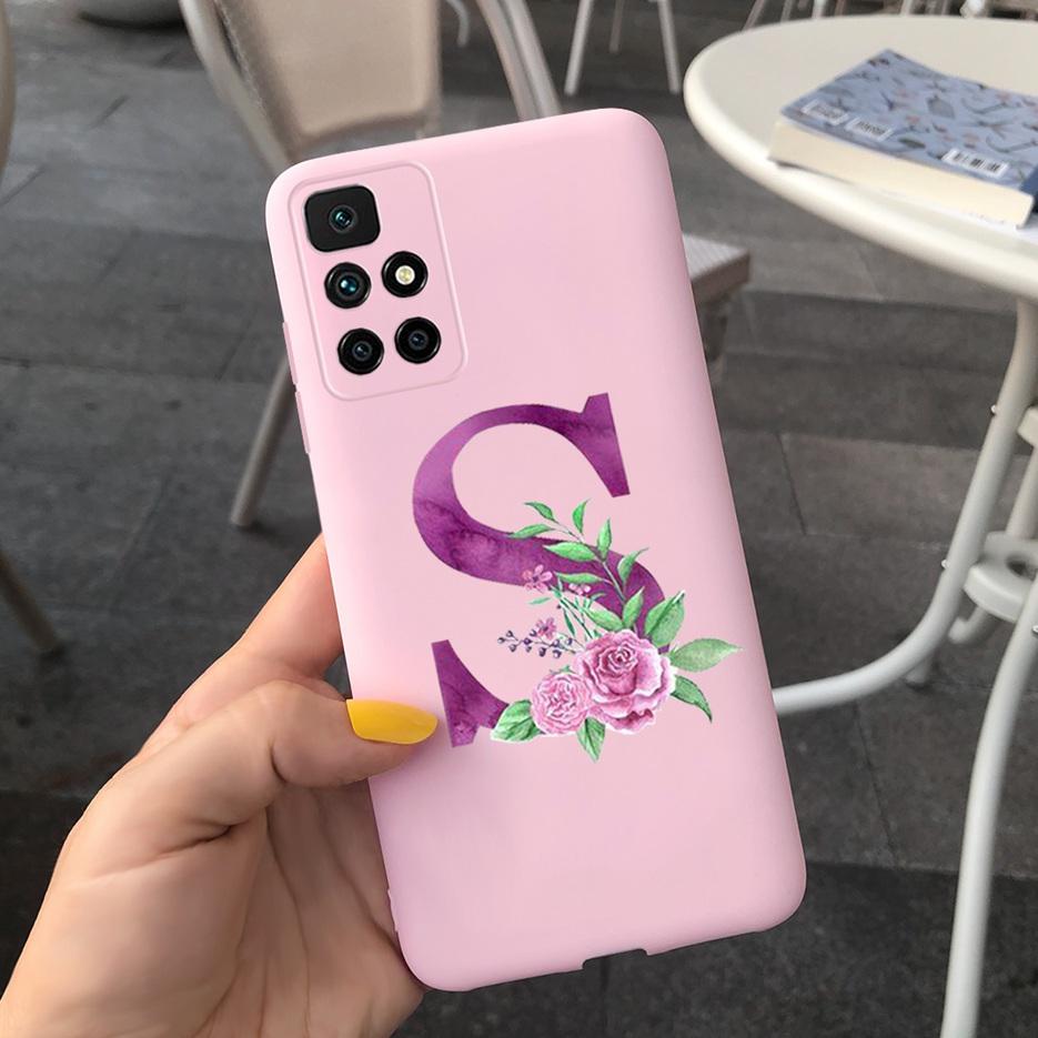 For Xiaomi Redmi 10 Case Simple Fashion Letters Cover 6.5'' Silicon Soft TPU Case For Xiaomi Redmi 10 Redmi10 Coque Funda Bumper