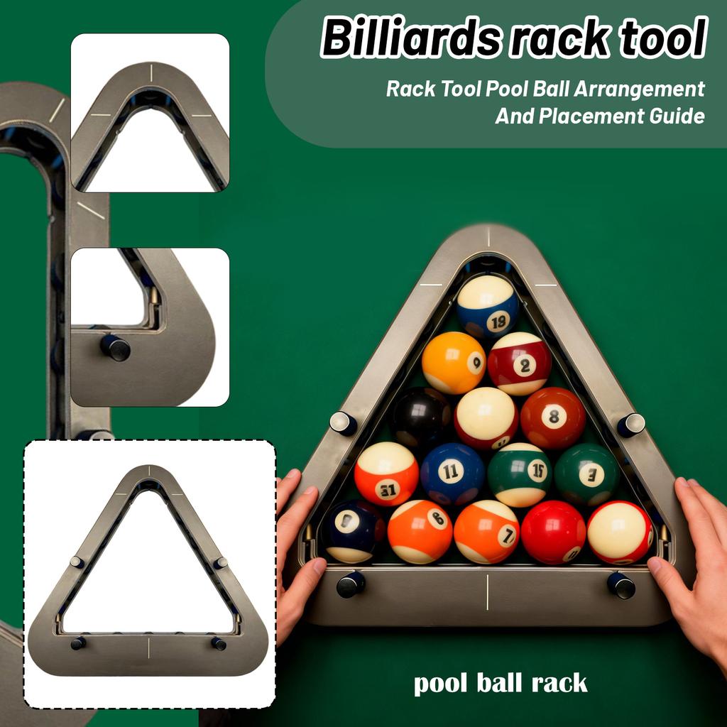 Rack Tool Pool Ball Arrangement And Placement Guide