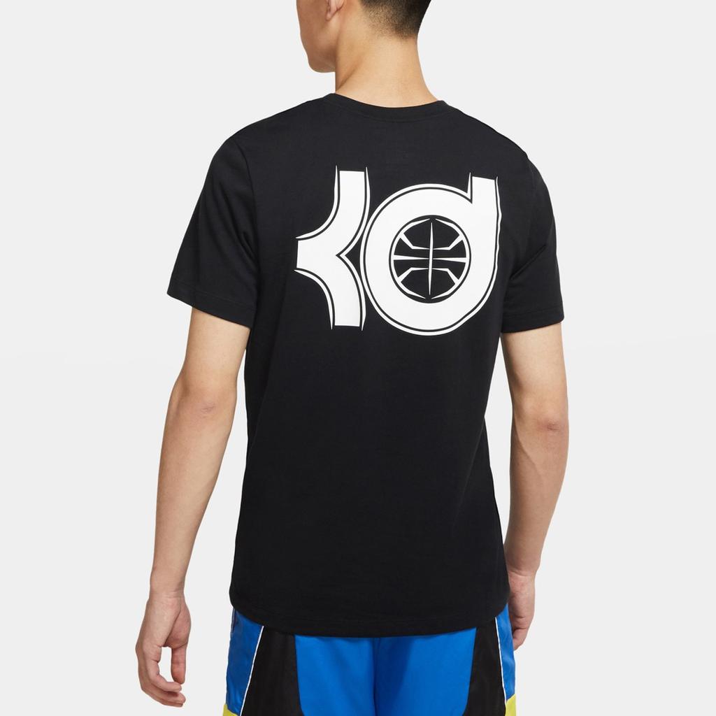 Nike Men's Black Retro Printed Crewneck Loose-Fit T-Shirt