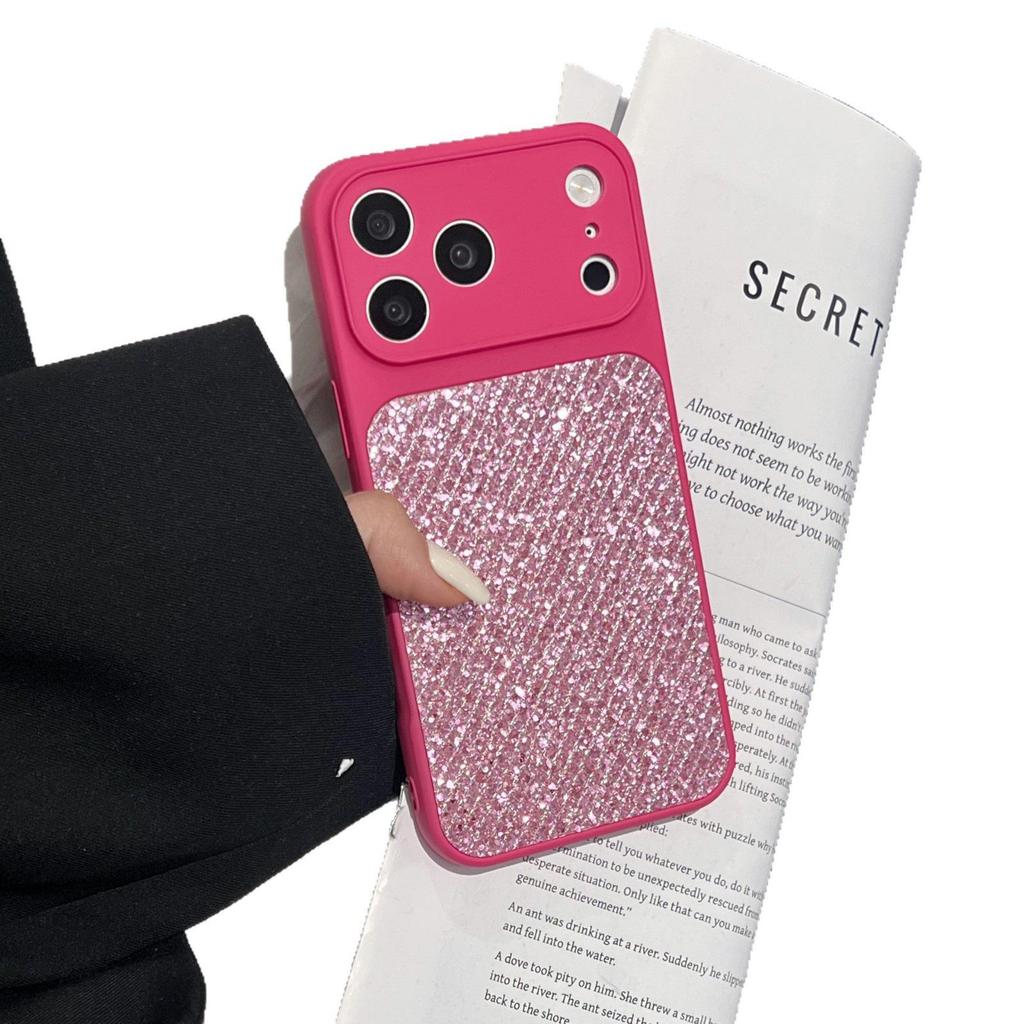 iPhone 17 Pro Max Glitter Protective Case - Large Window, Drop-proof, Compatible with Apple 16
