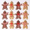 Plastic Christmas Gold Plating Hanging Pendant Snowflake Elk Christmas Tree Ornaments Butterfly Decorative Angel Xmas Pendants