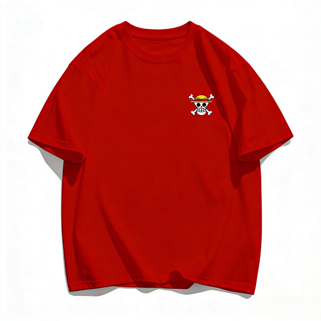 Anime Printed Cotton T-shirt Men's Women's Summer Fashionable Comfortable Soft Breathable Summer Loose Sports Leisure Cotton T-shirt