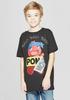 Ninja Jovem Meninos Ninja Pon Camiseta Preta Nova G (14-16)