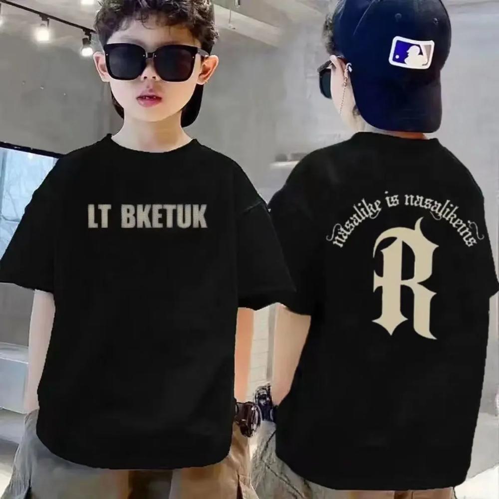 Children's and Teen Summer Printed T-Shirts for Boys and Girls, Short Sleeve, Kids' Sizes, Unisex Children's Tops