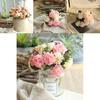 Exquisite 10 Heads Artificial Silk Hydrangea Fake Flowers Ideal For Wedding Arrangements
