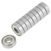 10Pcs 6000zz Metal Sealed Deep Groove Steel Ball Bearing 10x26x8mm