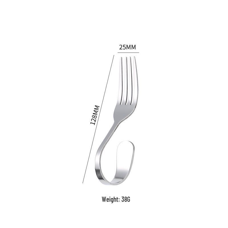 Stainless Steel 1010 Seafood Buffet Spoon with Vertical Curved Handle, Customizable Logo
