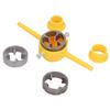 Pipe Threader Plumbing Tool ABS and Alloy Steel PVC Thread Maker Tool with 1/2in 3/4in 1in NPT Dies