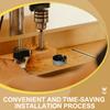 2Pc Bench Drill Press Return Spring Assembly Steel Chromeplate Robust Stable Quill Feed Return Coil Spring Bench Drill Accessory