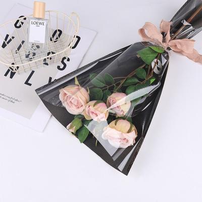 20/30 Stück Verpackungshülse Rosenverpackungshülse Tasche Transparente Einzelrosenstrauß-Verpackungstasche Plastikblumenverpackungstasche