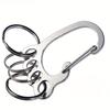Keychain in The Shape of a Small Footprint, Multi-Ring Personalized Anti-Loss Accessory for Car Keys