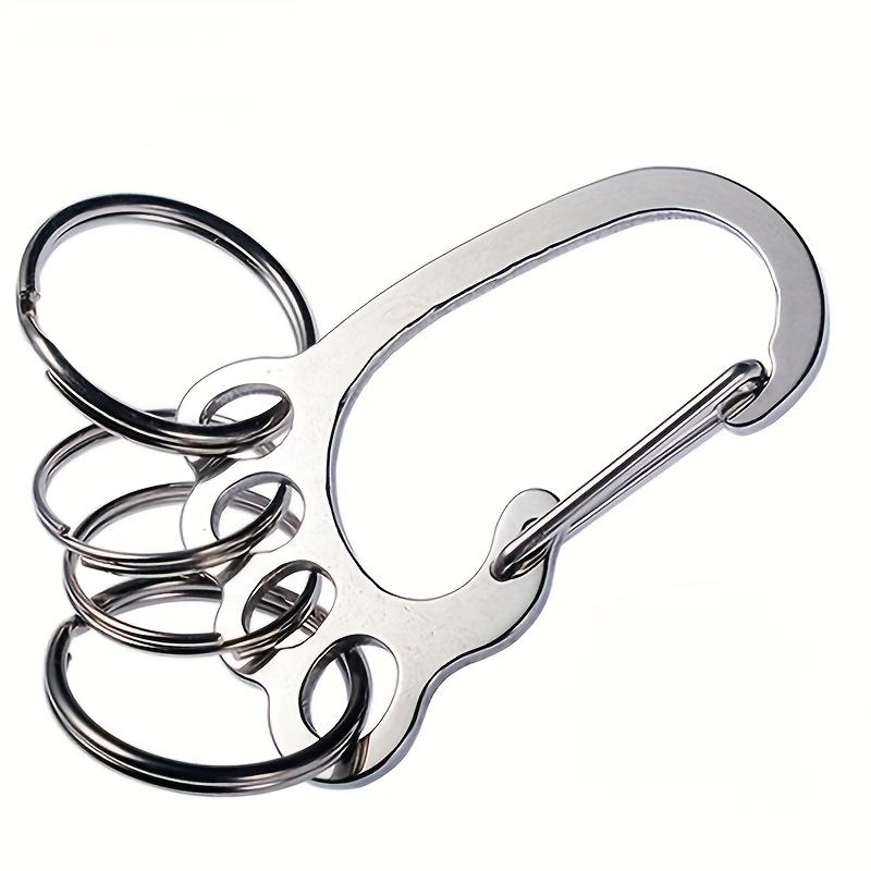 Keychain in The Shape of a Small Footprint, Multi-Ring Personalized Anti-Loss Accessory for Car Keys