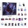 Demon Kpop Hunters Acrylic Advent Calendar Set Keychains Surprise Gift Kids